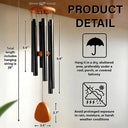 Sad,Memorial,Dog Lovers,Cat Lovers,Pet Lovers,Family - Listen To The Wind And Think Of Me Pet Memorial - Personalized Wind Chime