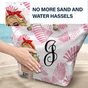 Gift For Wife,Gift For Girlfriend,Gift For Yourself,Gift For Women,Gift For Sisters,Gift For Bestie,Beach,Travel,Summer - Vine Monogram Girls Trip - Personalized Beach Bag