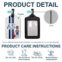 Travel,Gift For Yourself - Vintage Monogram Travel - Personalized Luggage Tag