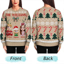 Family,Happy,Christmas - Vintage Family Christmas - Personalized Unisex Ugly Sweater