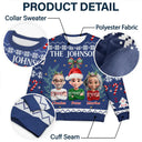 Family,Happy,Christmas - Vintage Family Christmas - Personalized Unisex Ugly Sweater