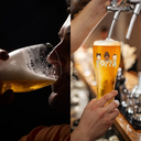 Gift For Father,Gift For Grandpa - Vintage Map Papa Dad Title Cute Kids - Personalized Pilsner Glass