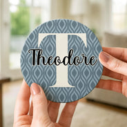 Family,Gift For Wife,Gift For Husband,Parents,Gift For Mother,Gift For Grandparents,Gifts For Colleagues,Gift For Bestie,Happy - Vintage Pattern Name - Personalized Ceramic Coaster