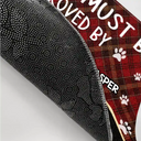 Funny,Dog Lovers,Pet Lovers,Cat Lovers - Visitors Must Be Approved By The Dogs - Personalized Doormat