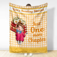 Confident,Gift For Women,Gift For Yourself,Gifts For Her,Reading,Vector - Gift For Book Lovers - Personalized Reading Is My Therapy Fleece Blanket, Sherpa Blanket