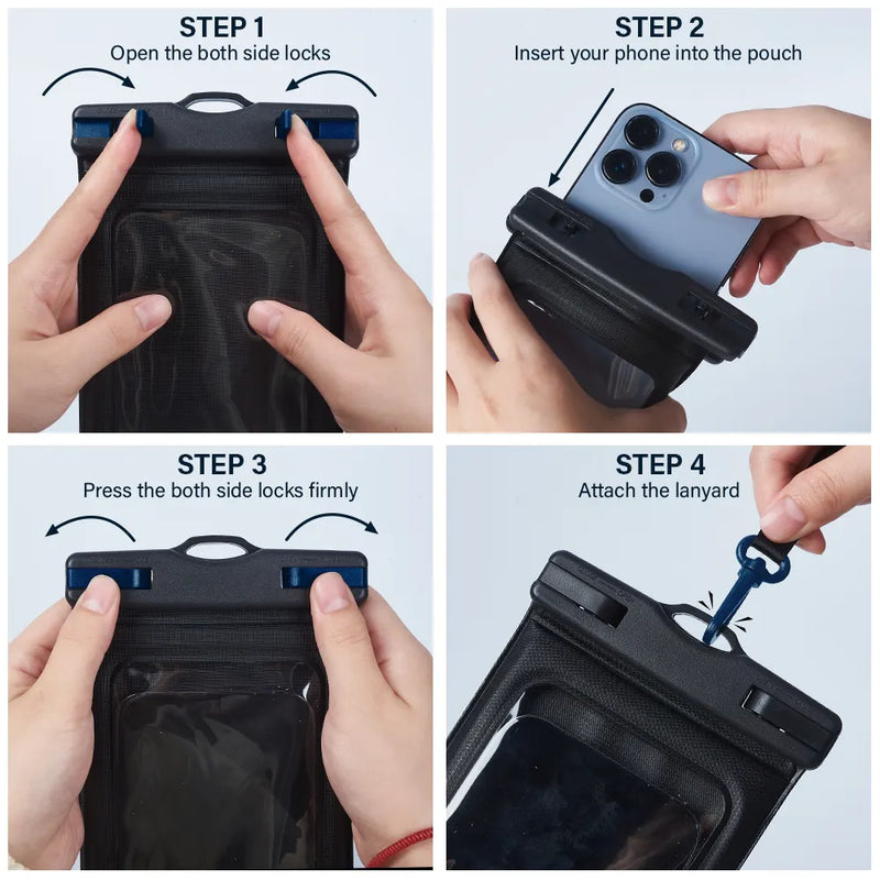 Life Is Better On A Cruise With Best Friends Chibi - Personalized Waterproof Phone Pouch