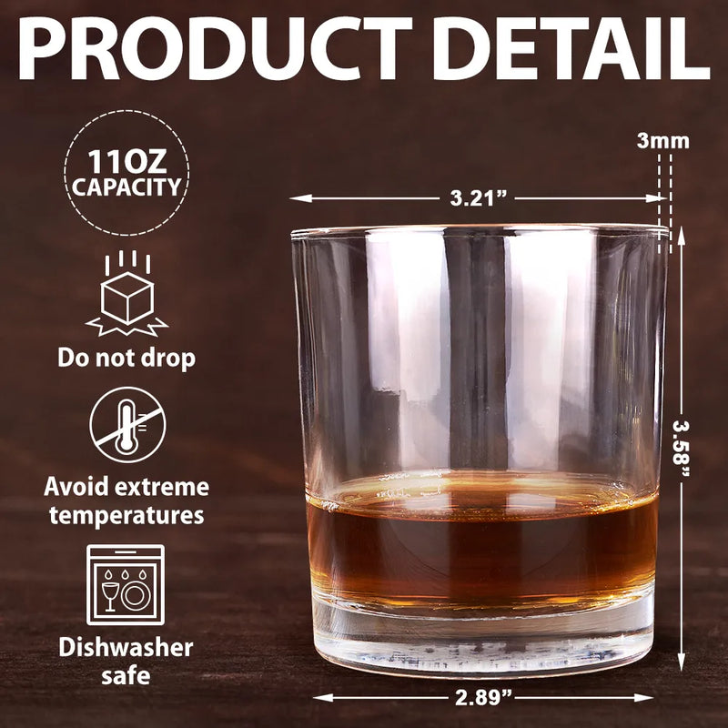 Sentimental,Gift For Bestie,Long Distance,Icon - I’m Jealous Of People Who Get To See You Every Day - Personalized Engraved Whiskey Glass