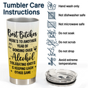 Gift For Bestie,Summer,Beach,Happy - Warning The Girls Are Drinking Again Beach - Personalized Tumbler