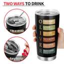 Christian,Christmas,Gift For Yourself - Warrior Of God Cross Bible Verse - Personalized Tumbler