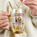 Gift For Mother,Mom,Daughters,Gift For Daughter - Watching You Being A Mom - Personalized Glass Flower Tea Cup