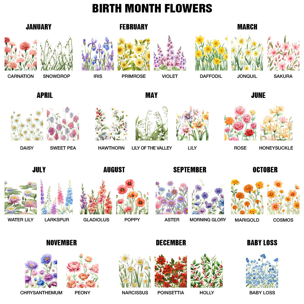 Gift For Yourself,Gift For Women,Gift For Men,Happy - Birth Month Flower Watercolor Blooming In Love - Personalized Passport Cover, Passport Holder