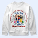 Travel, Gift For Bestie, Happy, Gift For Women - We Are Trouble When We Are Together - Personalized T Shirt