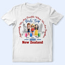 Travel, Gift For Bestie, Happy, Gift For Women - We Are Trouble When We Are Together - Personalized T Shirt