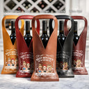 Gift For Bestie,Old Best friends,Funny - We Go Together Like Drunk And Disorderly - Personalized Leather Wine Bag