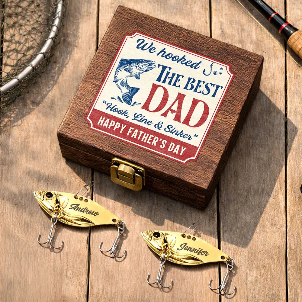 customized fishing accessories Personalized Dad/Daddy/Grandpa Tackle Box Custom Photo Tackle Box for Him Dad Name Fishing Hooks Tackle Box Fishing Tackle Storage Fishing Gifts for Boyfriend Husband Birthday Christmas : Sports & /strong Fishing Tackle Box Design 1