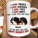 Pet Lovers,Pet Dad,Dog Lovers,Dog Dad,Happy,Gift For Father - We Love Naps - Personalized Mug