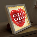 Gift For Mother, Mom - Children, Happy - We Love You Mom Grandma - Personalized LED Light Flower Shadow Box