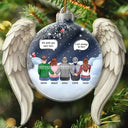 Christmas,Family,Memorial,Sad - We Miss You Family Memorial - Personalized Custom Shaped Acrylic Ornament