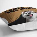 Pet Lovers, Pet Mom, Pet Dad, Happy - We Rule The House 3D Effect Pet - Personalized Pillow