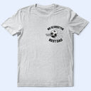 Sport Dad,Gift For Father,Football (Soccer),Happy,Non-Eng,Custom Text,Proud - We Scored The Best Dad Papa Soccer Football - Personalized T Shirt