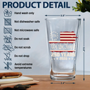 Independence Day,America 250th,Gift For Yourself,Happy,No Custom,Gift For Women,Gift For Men - We The People 250 Years 1776 - Beer Glass