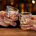 Dog Dad,Dog Lovers,Funny - We Woof You - Personalized Shot Glass