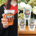 Summer, Camping, Gift For Bestie, Humorous, Icon - We're Drunks We Go Camping - Personalized Frosted Cups