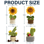 Family,Memorial,Custom Photo,Love - Custom Photo Memorial Look For Me In The Sunshine - Personalized Crochet Plant Pot