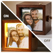 Anniversary, Christmas, Custom Photo, Gift For Couples, Old Couples, Romantic, Top Market, Upload Full Photo - Anniversary Gift For Couples - Personalized Custom Photo I Met You Flipbook Frame Animation Machine