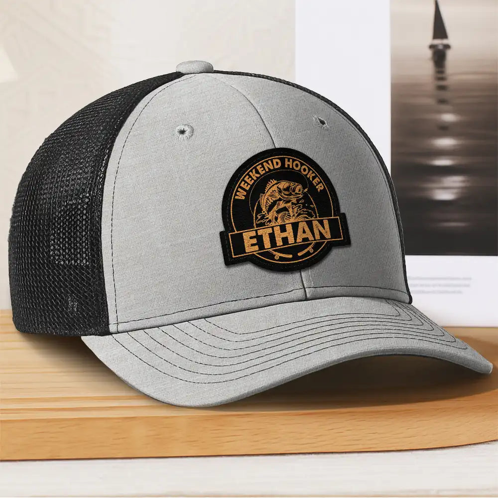 Weekend Hooker - Personalized Leather Patch Hat