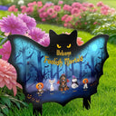 Pet Lovers,Halloween,Funny - Welcome Foolish Mortals Pet Halloween - Personalized Metal Garden Stake