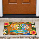 Welcome To Grandma Grandpa House - Personalized Doormat