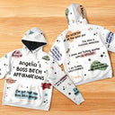 Gift For Yourself,Gift For Women,Gift For Bestie,Funny - Women Everyday Affirmation Girl Power Self Claim - Personalized Pullover Hoodie