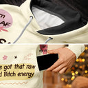 Gift For Yourself,Gift For Women,Gift For Bestie,Funny - Women Everyday Affirmation Girl Power Self Claim - Personalized Pullover Hoodie