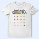 Gift For Grandma,Gift For Mother,Gift For Women,Happy,Top Market - Word Search Puzzle Blessed To Be Called Grandma Nana - Personalized T Shirt