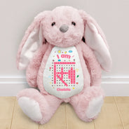 Gift For Daughter,Gift For Son,Gift For Kids,Gift For Grandkids,Gift For Sibling,Happy,New baby,Word Search Puzzle,Vector - Word Search Puzzle I Am Kind Smart Brave - Personalized Soft Toy Bunny