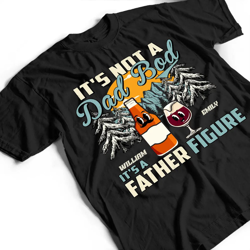 Gift For Father,Gift For Grandpa,Funny - Working On My Dad Bod One Beer At A Time Fun Father - Personalized T Shirt