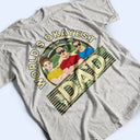 Gift For Father,Funny,Dad,Children - World Okayest Dad - Personalized T Shirt