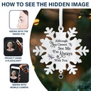 Memorial, Christmas, Family, Parents, Gift For Grandparents, Sad-Custom Photo I'm Always With You Memorial - Personalized Custom Shaped Photo Projection Ornament-KK1363-NAH5215