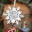 Memorial, Christmas, Family, Parents, Gift For Grandparents, Sad-Custom Photo I'm Always With You Memorial - Personalized Custom Shaped Photo Projection Ornament-KK1363-NAH5215