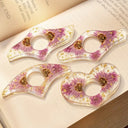 Reading,Gift For Women,Happy - Book Whore Spread Those Pages - Personalized Resin Flower Page Holder