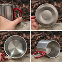 Campsite,Camping,Funny,Gift For Women,Gift For Yourself - Camper Queen Classy Sassy 3D Effect - Personalized Carabiner Mug