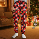 Gift For Grandpa,Gift For Father,Happy,Custom Photo - Custom Photo Best Grandpa Ever Plaid Checkered Pattern - Personalized Pajama Pants