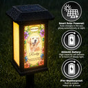 Top Market,Art Design,Christmas,Sympathetic,Pet Lovers,Memorial,Photo - Stained Glass - Custom Photo Stained Glass Memorial Dog Cat Pet Your Light Will Always Shine In My Heart - Personalized Solar Garden Light