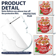 Christmas,Family,Happy,Top Market,Vector - Christmas Gift For Family - Personalized Gingerbread Acrylic Ornament