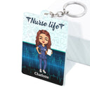 Valeurs nutritionnelles pour infirmières - Cadeau pour infirmières - Porte-clés personnalisé en acrylique