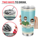 Dads Are Hard To Buy Gifts For So Enjoy - Birthday, Loving Gift For Father, Grandpa, Grandfather - Personalized Custom Tumbler