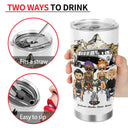 I'd Walk Through Fire For You Sisters - Birthday Gifts For Friends, Besties, Soul Sisters, BFF - Personalized Custom Tumbler