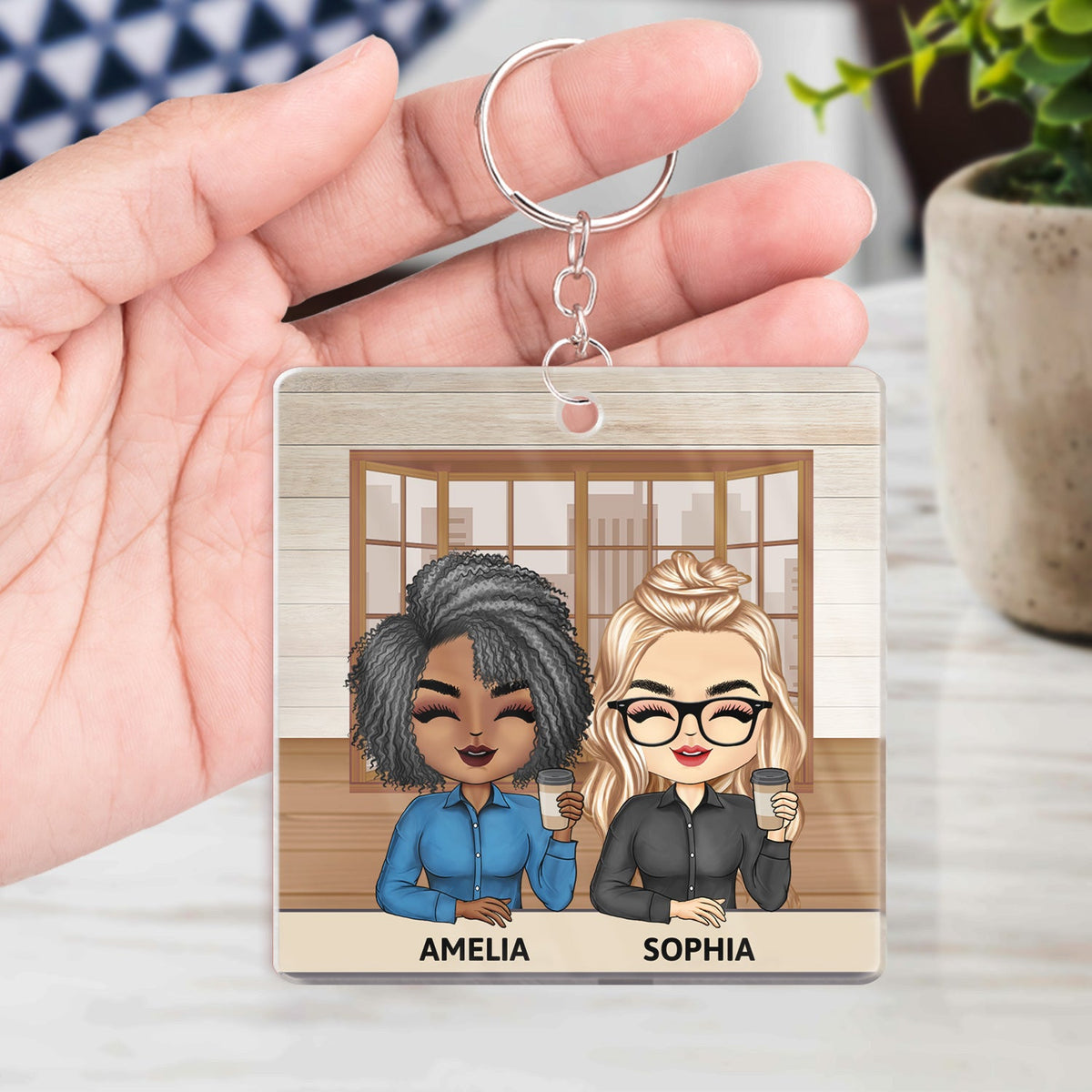 The Greatest Gift Our Parents Gave Us Was Each Other Family Sibling - Gift For Sisters And Brothers - Personalized Custom Acrylic Keychain