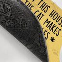 We Rule The House Cat Version - Home Decor, Birthday, Funny, Housewarming Gift For Cat Lovers - Personalized Doormat